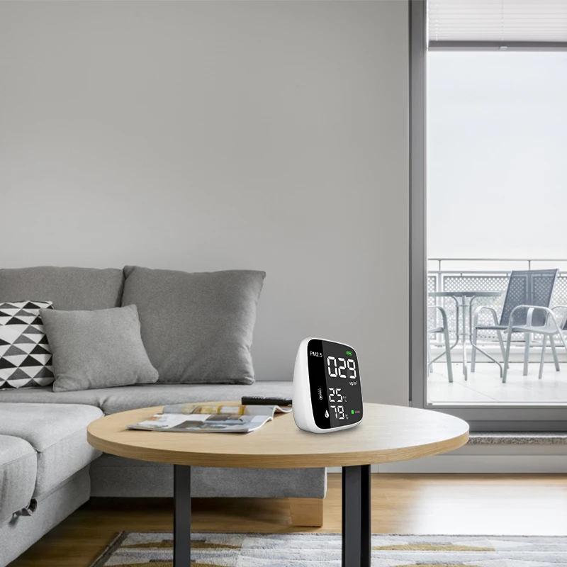 Hoge precisie 3-in-1 digitale PM2.5-meter Lasersensor LED Populaire luchtkwaliteitsdetector Nieuwe kamer Hoog gewaardeerd Thailand Singapore