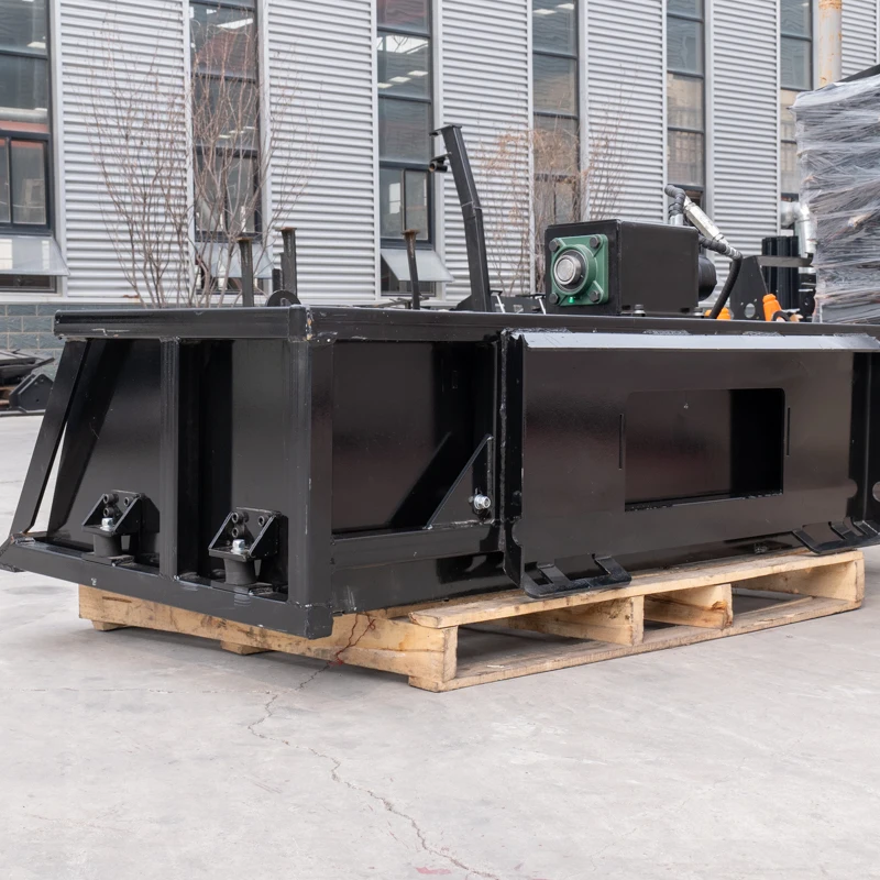 China Produces Popular Sliding Loader Attachments Featuring Vibrating Buckets