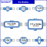 Brother VR PRS100 PR1X PR620 PR650 PR655 PR670E PR680W PR1000E PR1050X 1055X with Sewtalent Mighty hoop Magnetic embroidery hoop