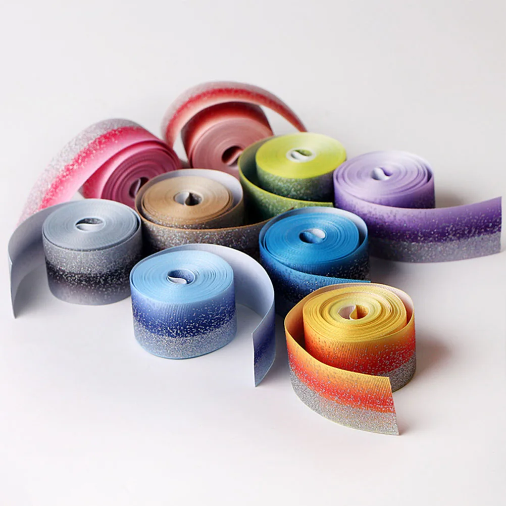 

Gradient Ribbon DIY Curly Wedding Party Grosgrain Gift Wrap Ribbons For Crafts Balloon Diy Ribbon Decor