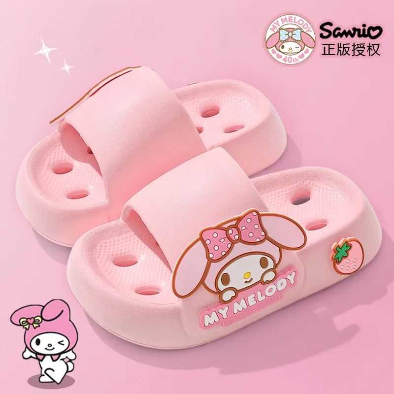 

Sanrio cute hello Kitty kids shoes for girl slipper boys shoes sandals cute house slippers flip flops Kids beach shoes