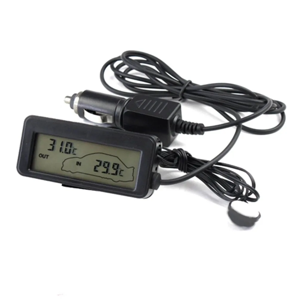 

Thermometer Gauge Meter Digital LCD Gauge Meter Inside Outside Temperature LCD Display Temperature Exterior Thermometer