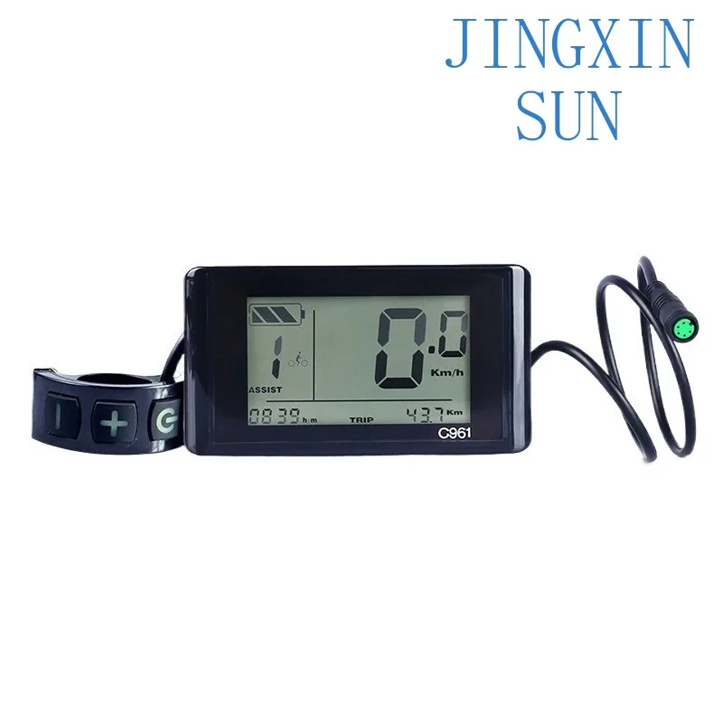 Motor Instrument for C961 800S Mini SW102 Black White Code Meter for BBS01 BBS02 Electric Bike Conversion Kit Speed Sensor