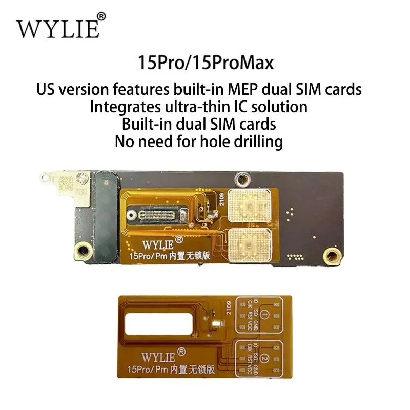 

Metal Double SIMs Card Modding Tool For Phone 15 And With High Precisions Installation D2RD