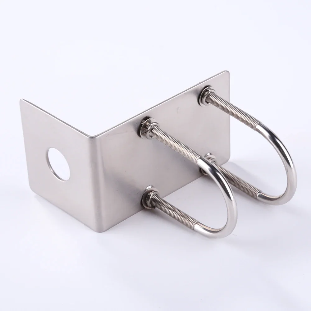 Antenna TV TV staffa Antenna autoradio per ricetrasmettitore autoradio accessorio morsetto bullone a U in acciaio inossidabile