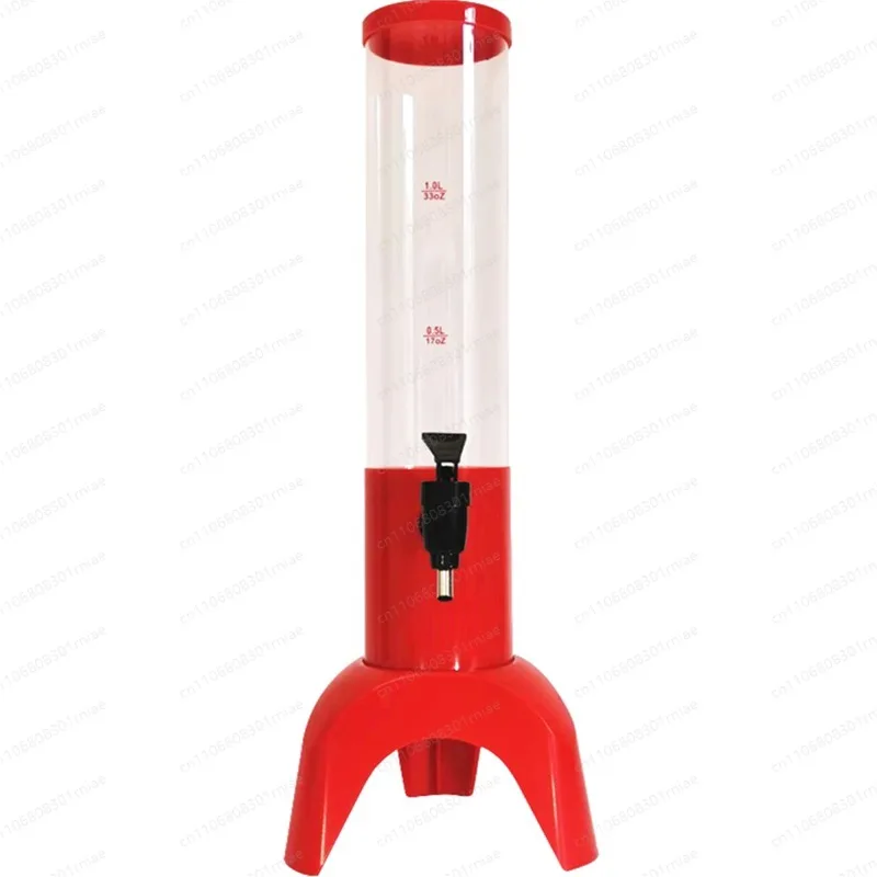 Commercial 3L beer cannon Internet celebrity juice beer barrel wine tower drop-resistant wine cannon triangle beverage barrel