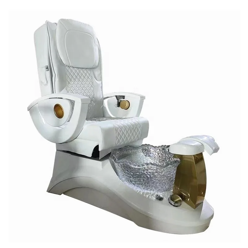 

White massage manicure pedicure luxury pedicure chair PC017