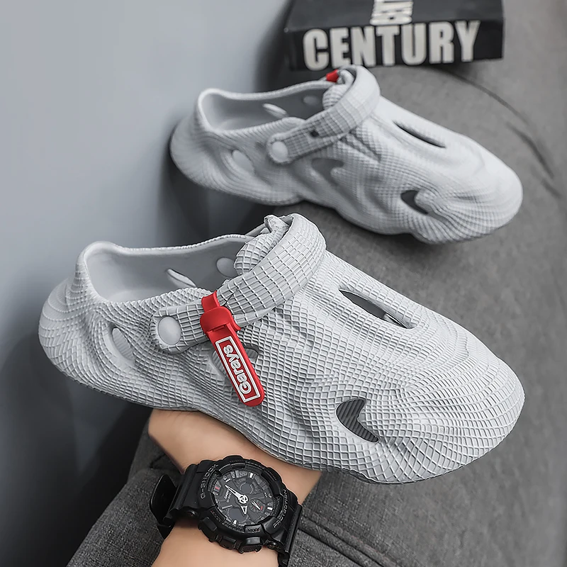Baotou Slippers for Men and Women 2025 New Summer Outdoor Wear Non-Slip Anti-Odor Sports Beach Dual-Use Sandals and Slippers