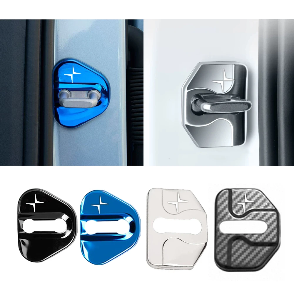 

4pcs Car Door Lock Buckle Protection Cover Anti-rust Waterproof for Volvo XC90 XC60 S90 XC40 V90 S60 V60 V40 S80 Car Styling