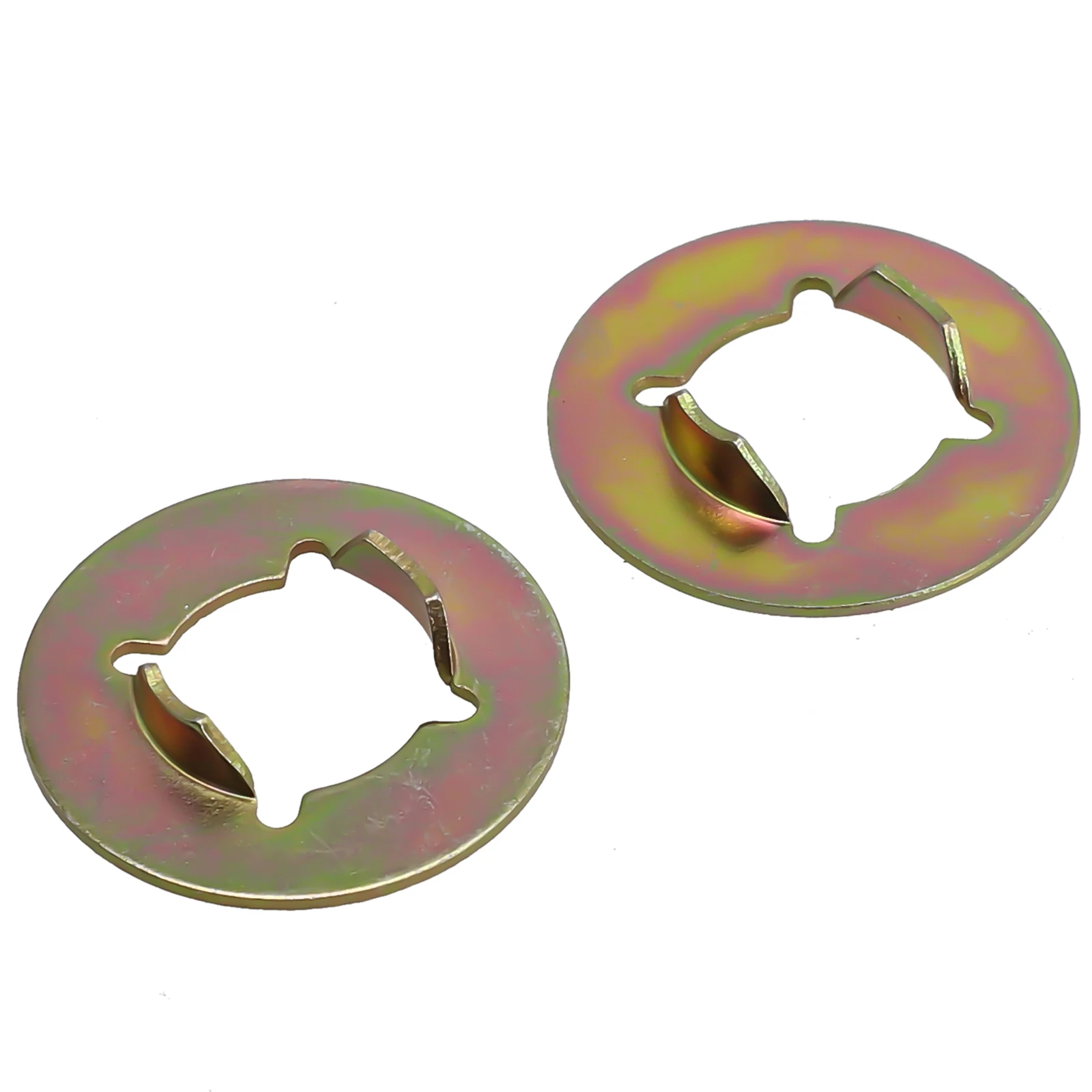2 Pack Front Wheel Retainer Washers For For Troy and Complete with Cotter Pins and Heat Treated Thrust Washers
