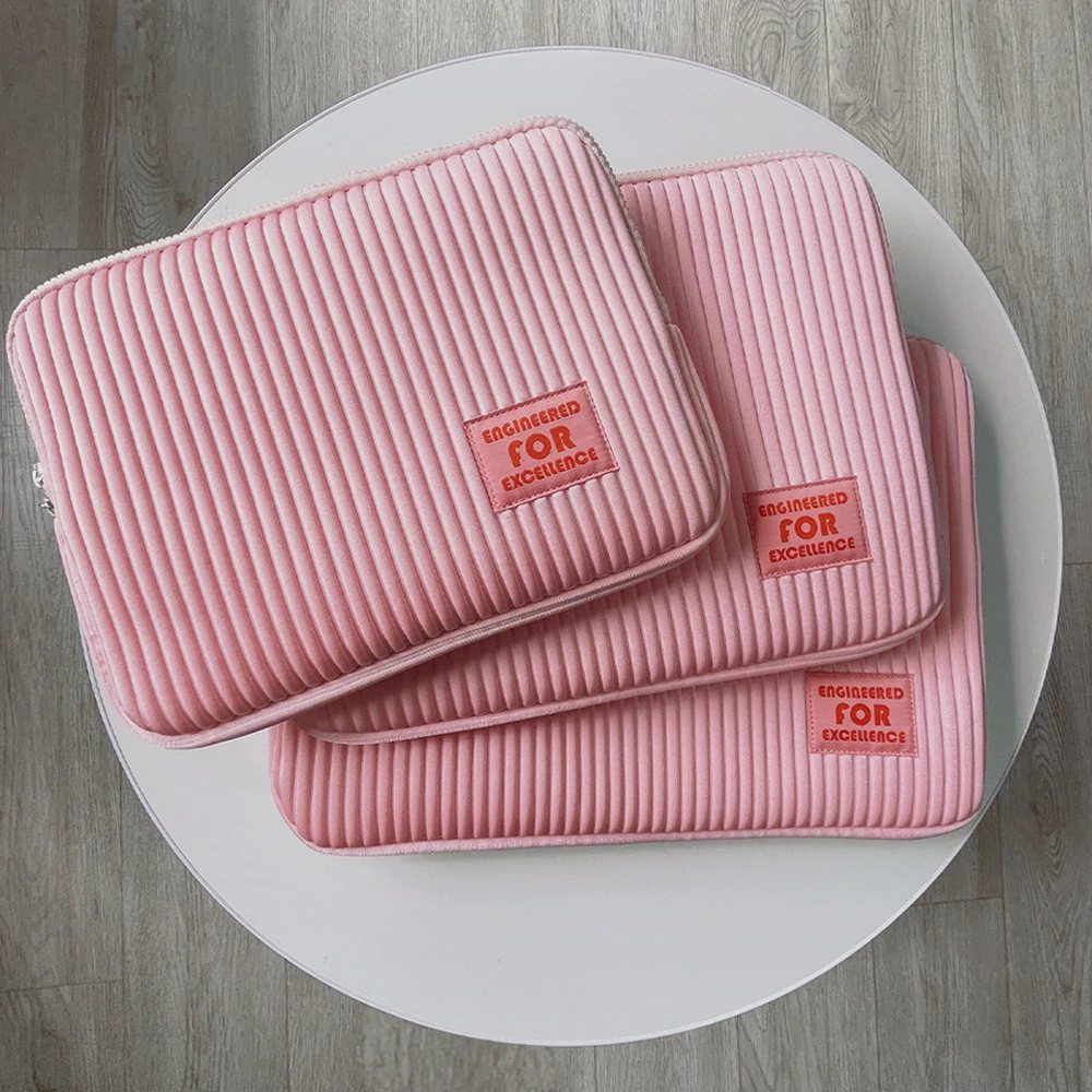 

Pink Laptop Sleeve Compatible with MacBook Air Pro13/14 M1 M2 2012-2020,15/16 M1 M2 2021-2023, Portable Shockproof Tablet bag