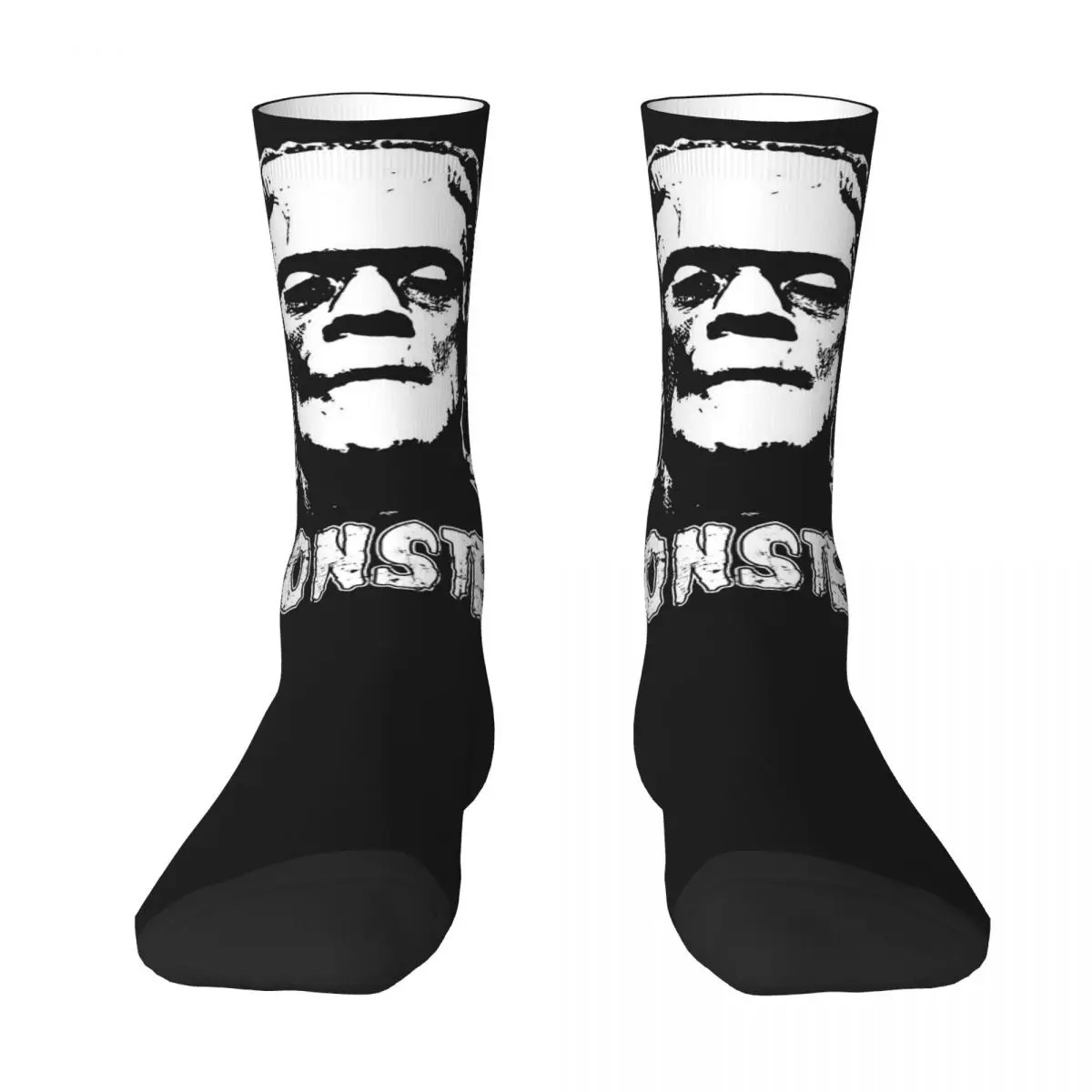 Monster Frankenstein Unisex Socken, wind dichte 3D-Druck glückliche Socken Street Style verrückte Socke