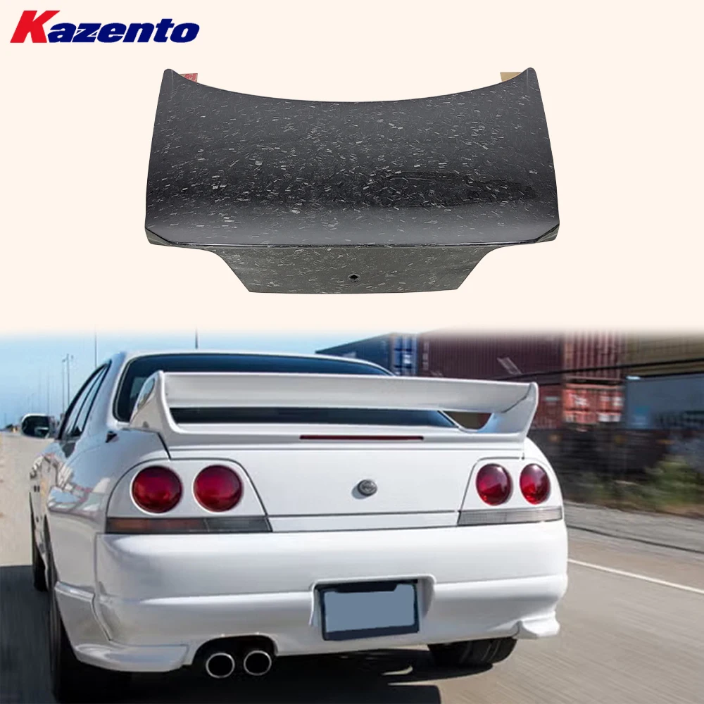 

Для Nissan Skyline R33 GTS GTR типа Ducktail кованая карбоновая задняя крышка багажника
