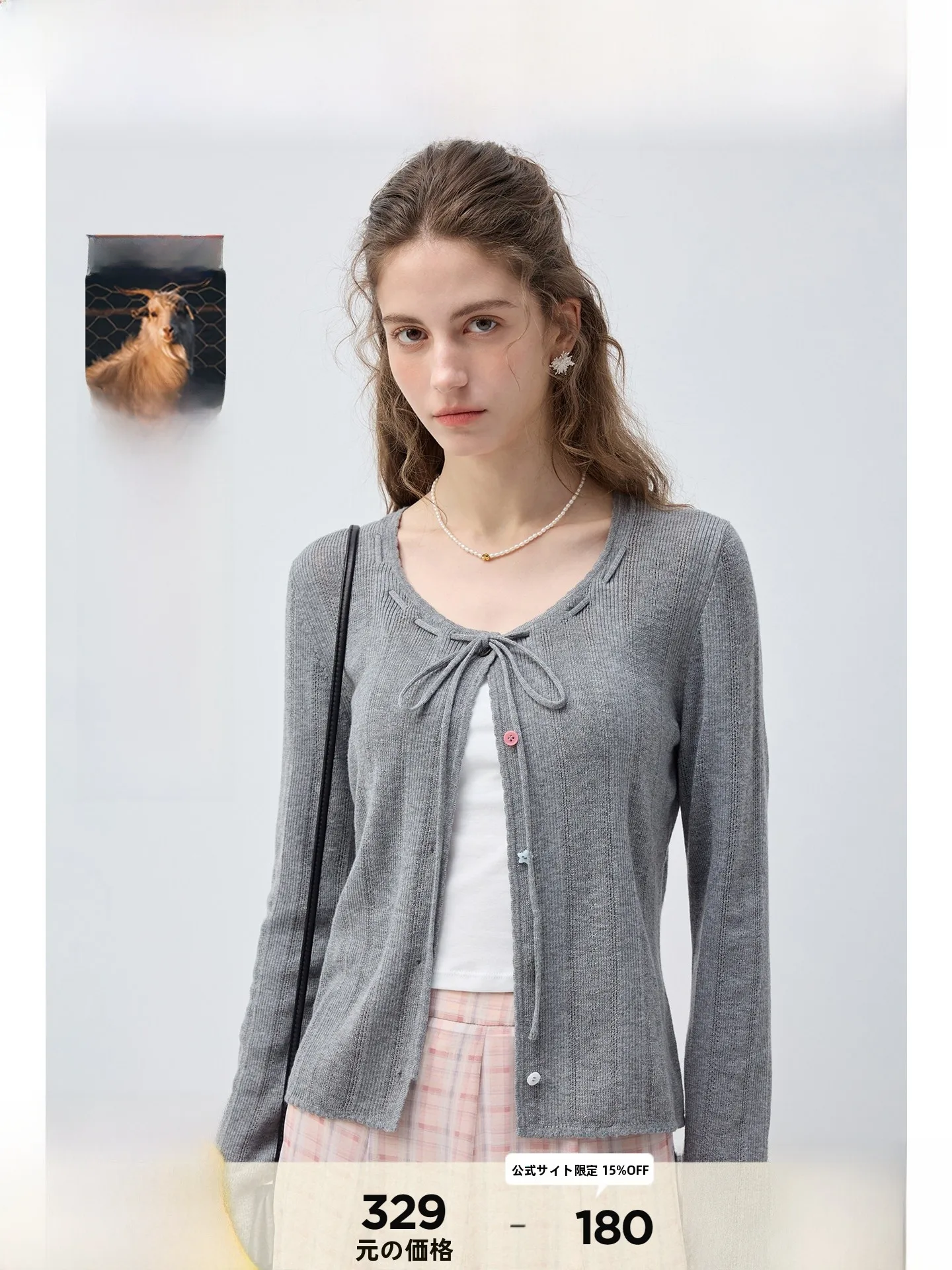 

Rui plus Size Women's Wool Knitwear Shoulder-Length Slimming Long Sleeve New Spring Elegant Plump Mm Top Korean Style round Neck