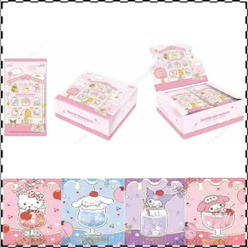 KAYOU Genuine Sanrio Mengmeng Collection Card Fun Shadow Pack HelloKitty Pink Cute Rare Collection Card Toys Birthday Gifts