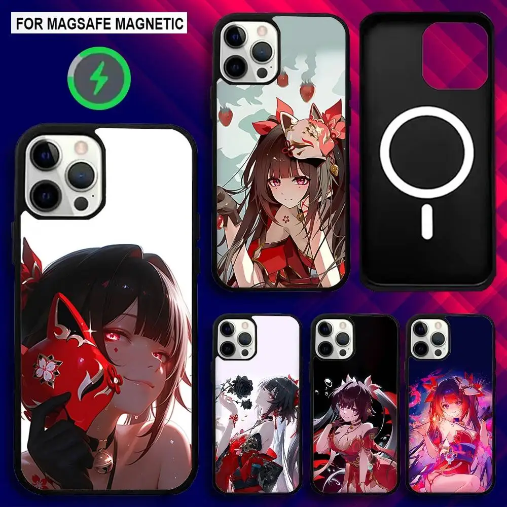 

S-Sparkle Game H-Honkai Phone Case For iPhone 17,16,15,14,13,12,11,Pro,Max,Plus,Mini,SE4,E Magnetic Magsafe Wireless Charging
