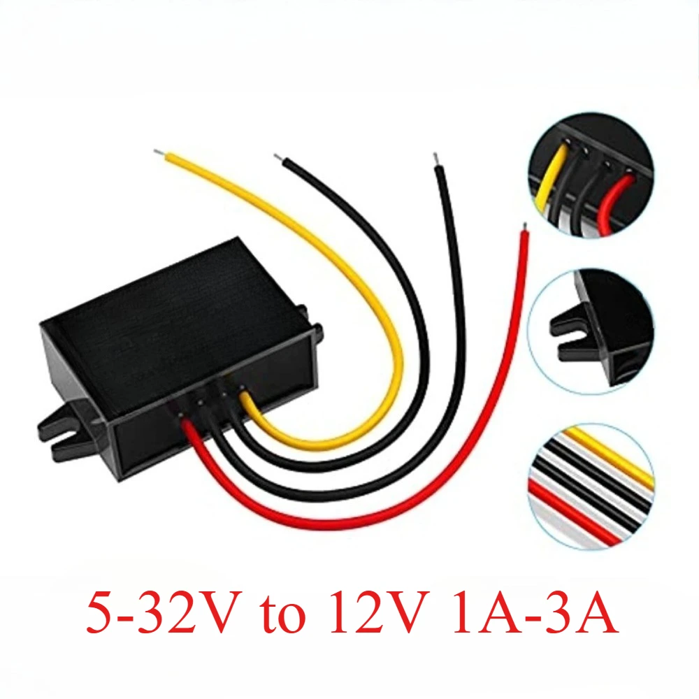 

kangwobei DC-DC Конвертер 5-32В в 12В 3А