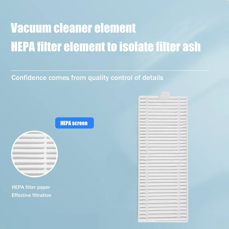 5PCS Vacuum Cleaner Accessory HEPA Filter Suitable For 360 S8 S8 Plus Sweeping Robot Accessories Filter