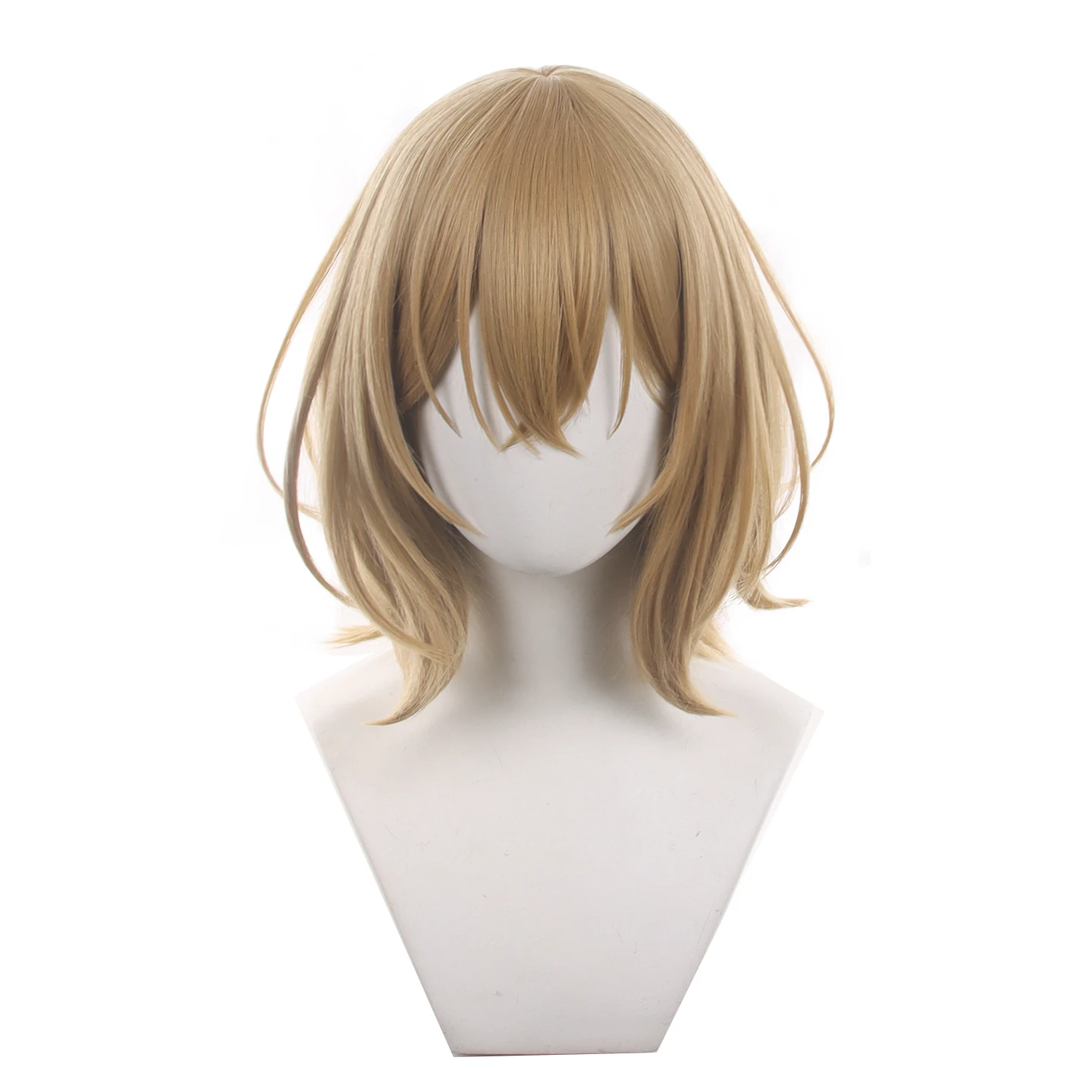 أنيمي هينكو ثمانية مائة سنة من اسم شعر مستعار تأثيري 33 سنتيمتر شعر مستعار كاكي قصير لجميع القديسين كرنفال فستان الحفلات