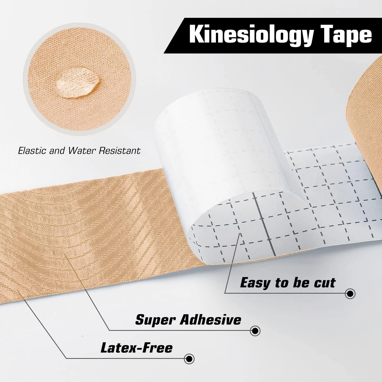 شريط فيلتروس المرن عالي الجودة ومرن ومرن ومقاوم للماء - دعم مثالي للرياضيين المحسنين