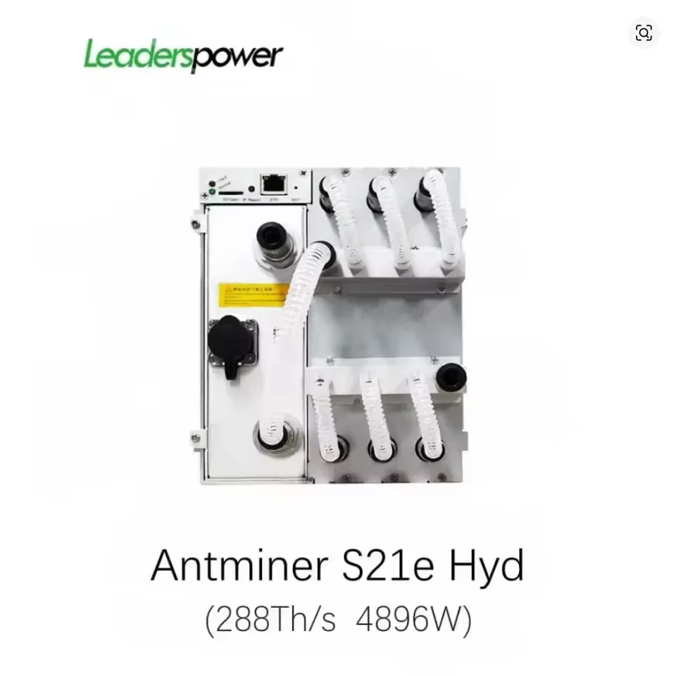

Bitmain Antminer S21e XP Hyd 288TH/s 4896W - Hydro Cooling BTC Coin SHA-256 Cryptocurrency Mining Hardware, Water Cooling Soluti