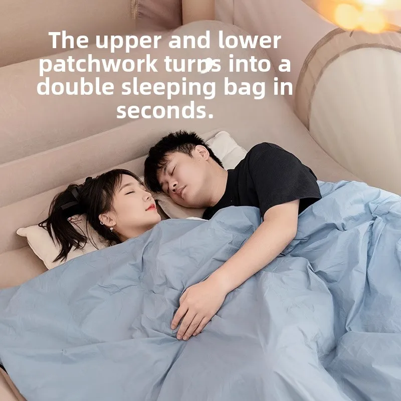 シャニュエ-アウトドア寝袋-キャンプ寝袋-夏用寝袋-大人用-厚手寝袋-大人用-防寒-夏用-厚手キルト