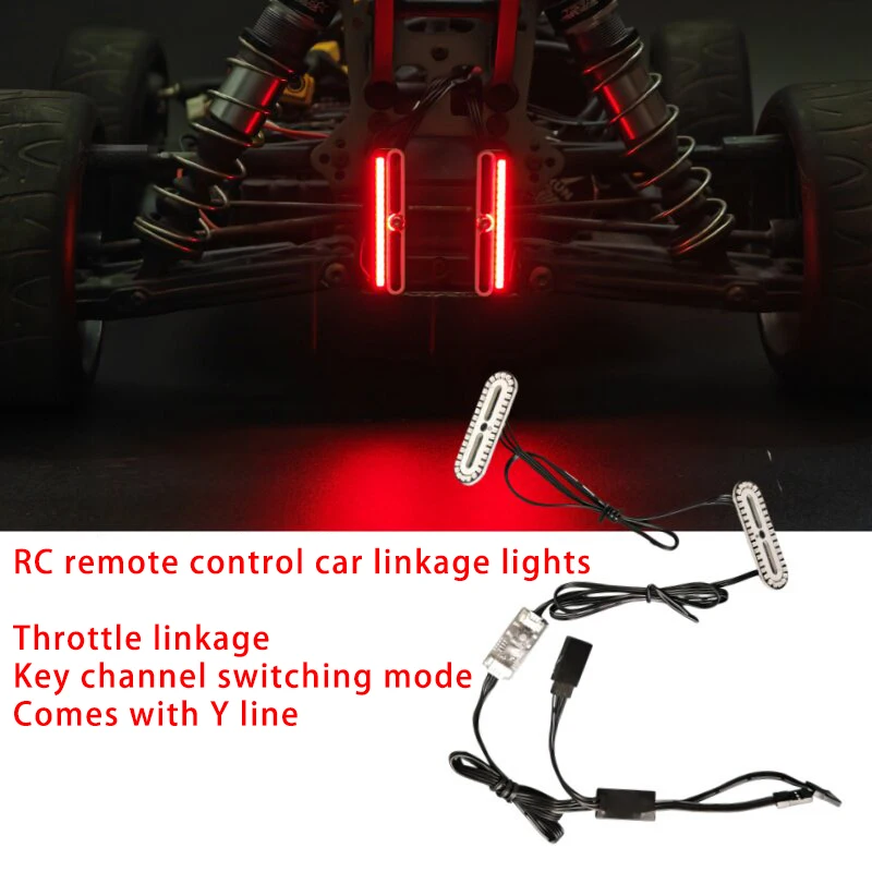 

Universal model car light group linkage light group throttle linkage remote control switching mode For RC Crawler Car Traxxas