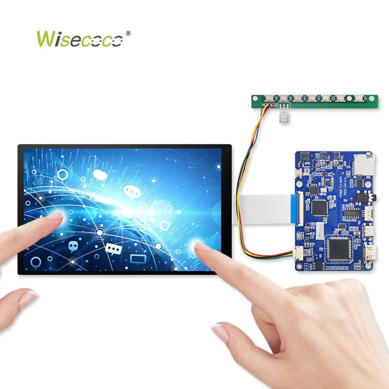 7 Inch 1920*1200 Tft Ips LCD Panel Multi Touch Screen Panel Mipi 4 Lane Interface Landscape Model Display for Raspberry Pi