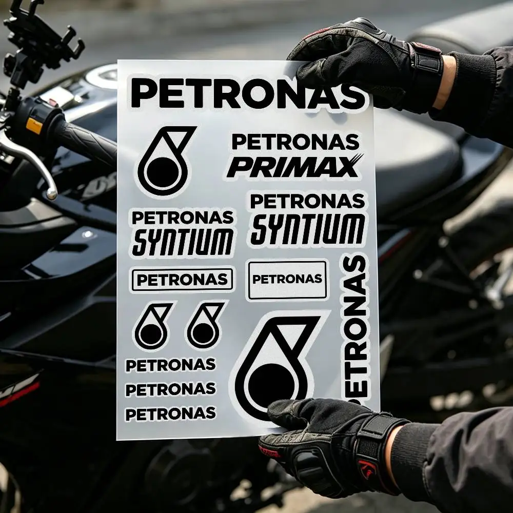 For PETRONAS Reflective Tape for Helmet  High Luminance Safety Sticker for Motorcycle Car Bicycle  Waterproof
