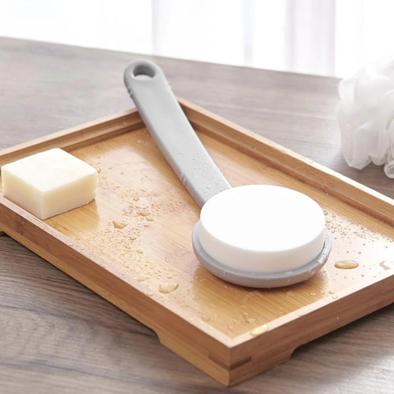 Tay cầm dài Bọt biển tẩy tế bào chết Máy chà lưng Tẩy tế bào chết toàn thân Thiết bị làm sạch phòng tắm vòi sen