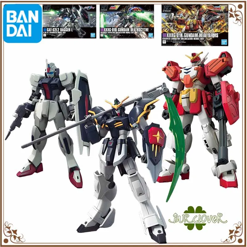 

Bandai Original GUNDAM HG Series XXXG-0ID GUNDAM DEATHSGYTHE GUNDAMHEAUARMS Anime Action Figure Assembly Model Toys
