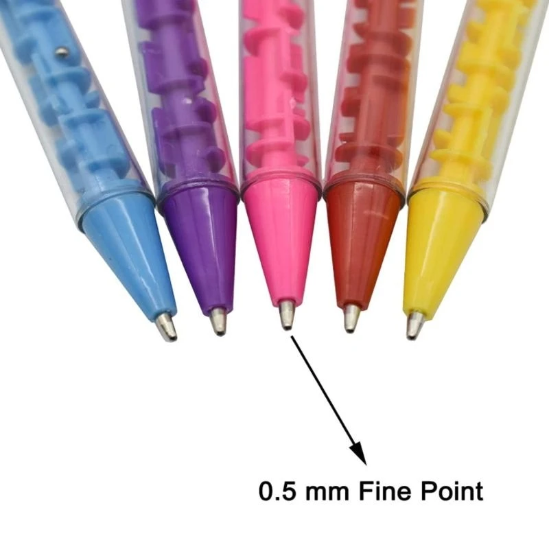 

15PCS for Creative Maze Puzzle Ballpoint Pen Tiny Steel Ball Puzzle Maze Inside