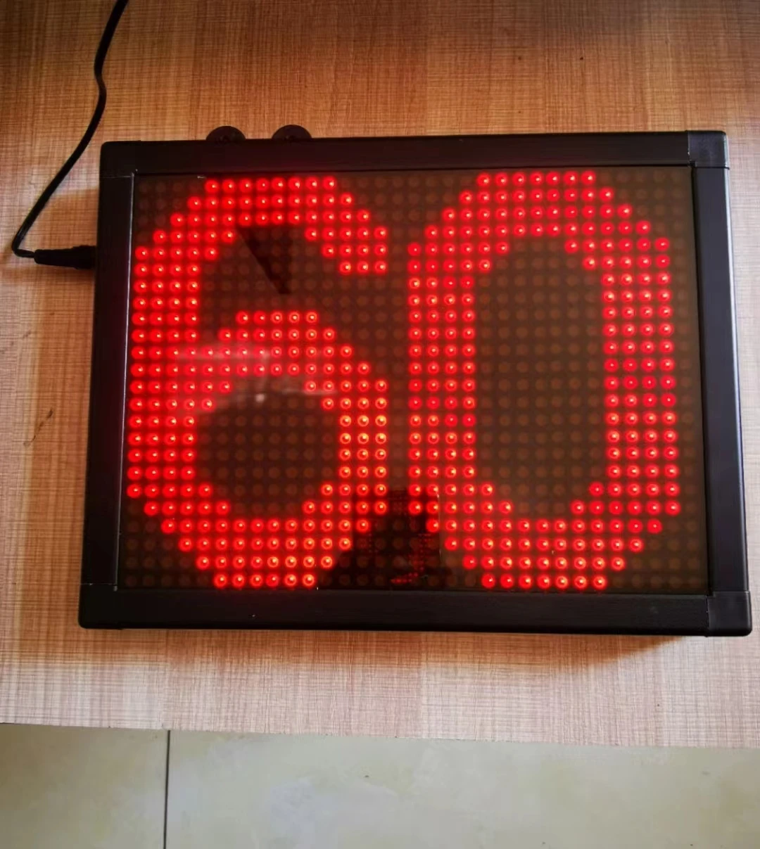 Contatore della scheda di produzione del display di conteggio dello spazio di parcheggio vuoto dello schermo grande evidenziato a 3 cifre