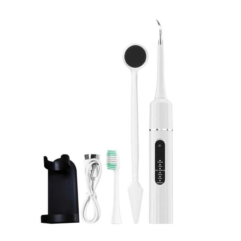 แบบพกพาทันตกรรมทำความสะอาดไฟฟ้าอัลตราโซนิกทันตกรรมทำความสะอาดฟันไวท์เทนนิ่งเครื่องมือ