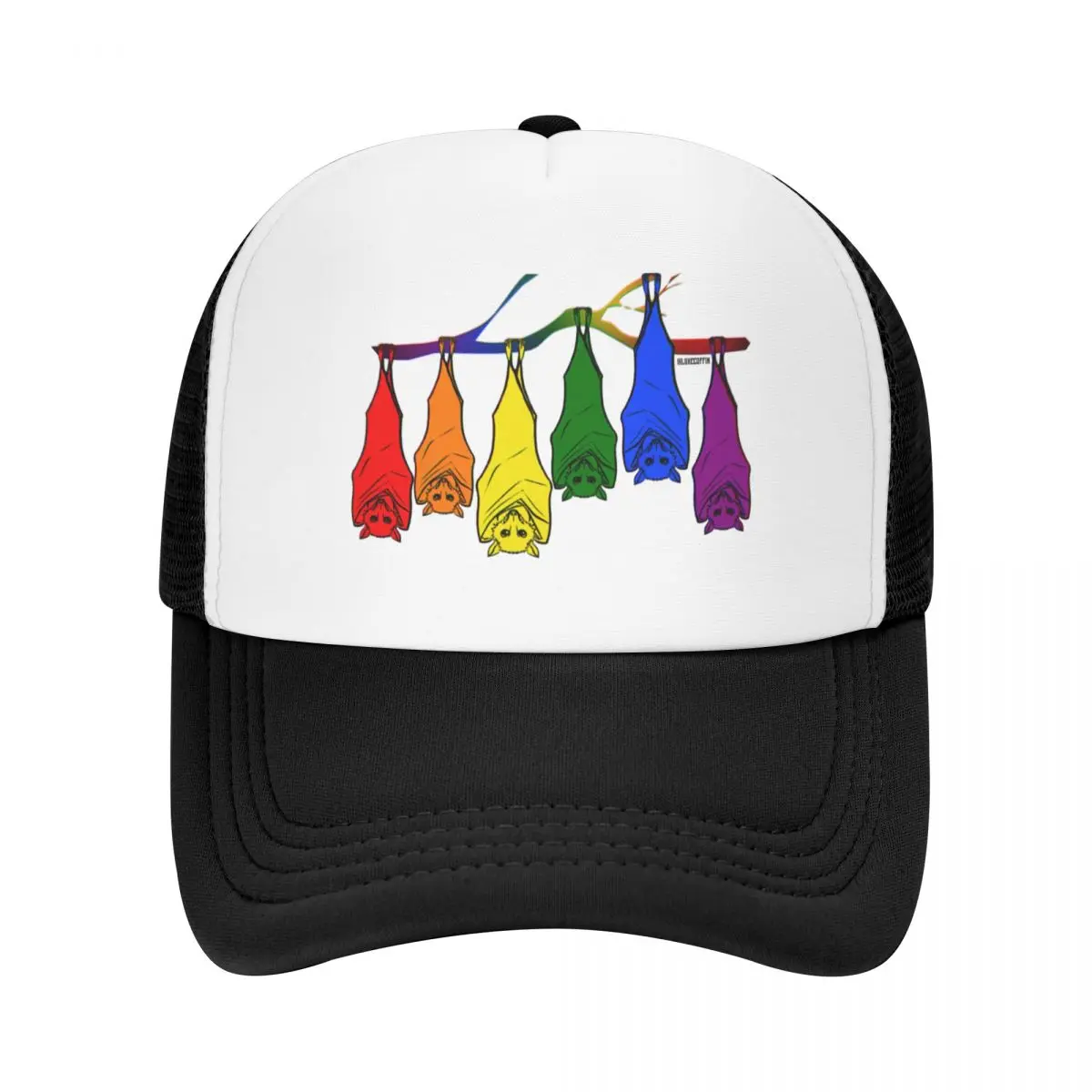Cappello da pesca con pipistrelli dell'orgoglio arcobaleno Cappello da pesca Moda Spiaggia Compleanno maschile Uomo Abbigliamento da golf Donna
