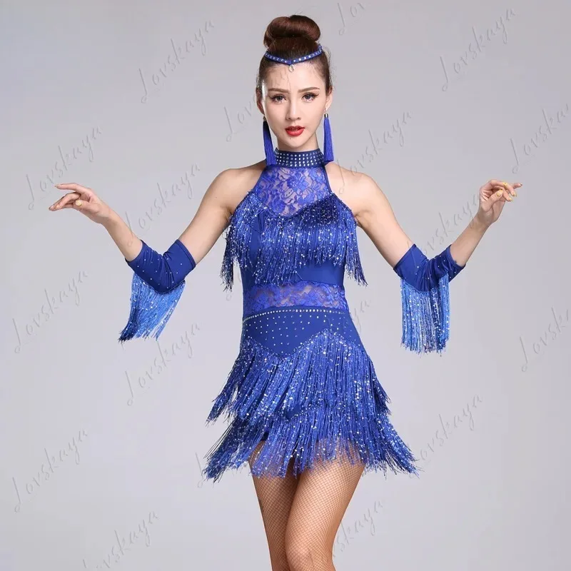 ラテンダンススカート 春夏衣装 タッセル 大人女性