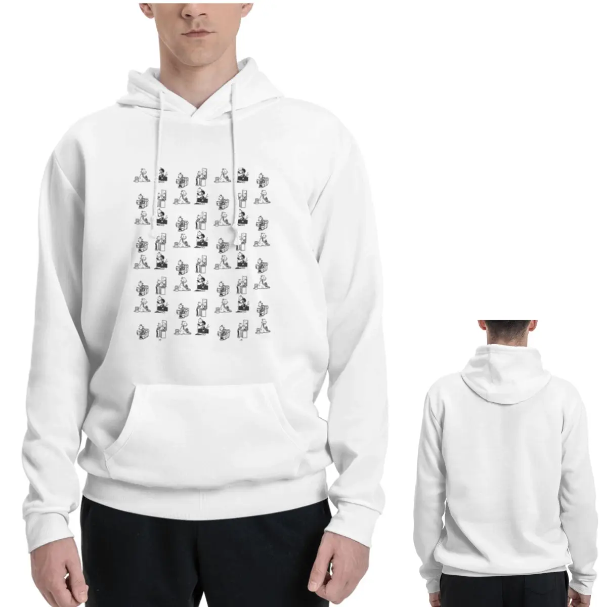 Wimpy Kid 4 ولايات جريج هيفلي هوديس الرجال النساء بلوزة كاجوال بلوزات الهيب هوب كم طويل ملابس الشارع الشهير الخريف الشتاء #1