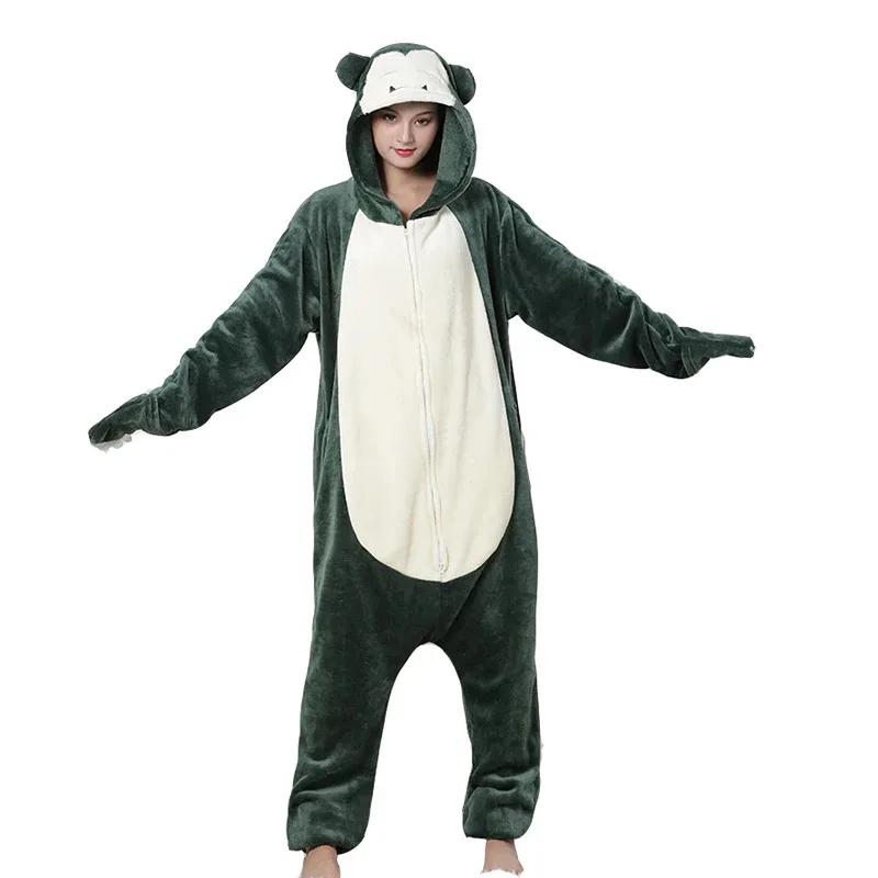 2025 New XXL Men Kigurumi Pajamas Flannel Plus Size 1-Piece Pyjama Anime Onesie For Adults Women Onsie Christmas Full Body Sleep