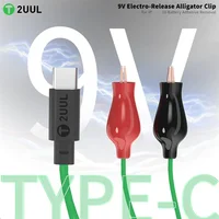 كابل ومشبك 2UUL PW03 لفك بطارية iPhone 16 (Electro Release 9V) 2