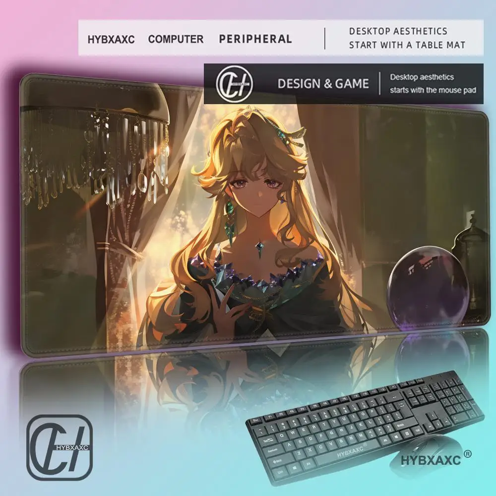 

HYBXAXC Game Reverse 1999 Beryl Mouse Pad Non-slip Rubber Gamer Balance Computer Mat Decoracion Deskmat Laptop Large
