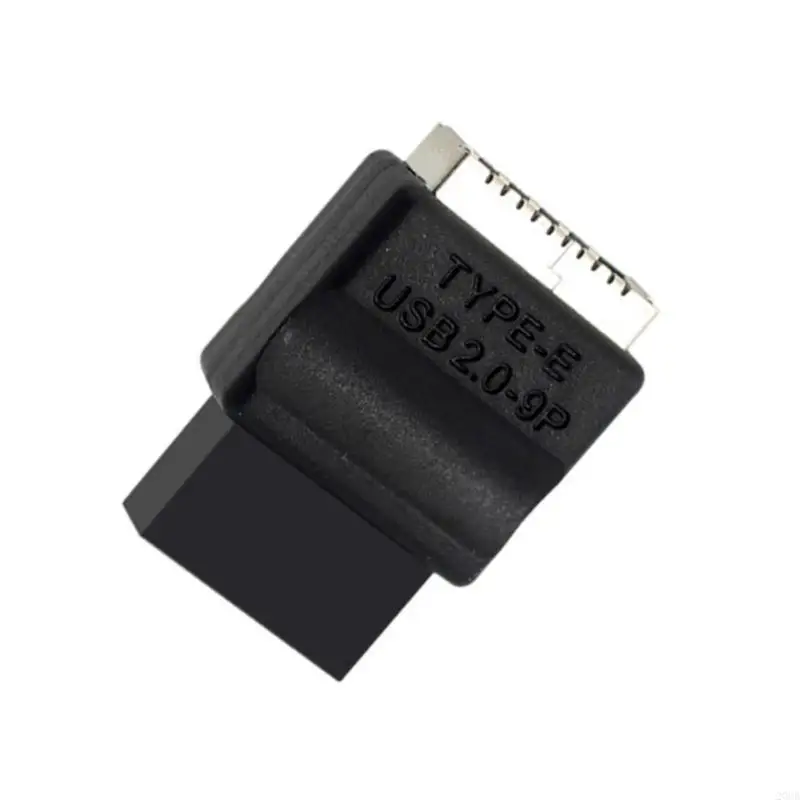 20CB placa -mãe USB 2.0 9pin para conversores frontais Tipo E Conectores 9 pinos 9pin