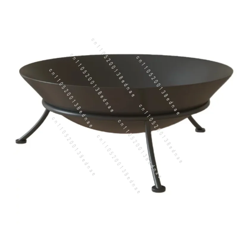 Charcoal Fire Stand 47/60cm Wrought Iron Household Portable Indoor and Outdoor Brazier Bonfire Stand Without Base Bracket