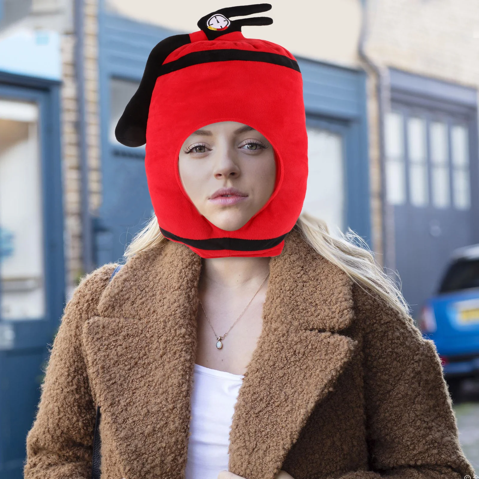 Cappello Estintore di Alta Qualità, Facile da Indossare, Comodo, per Costumi di Carnevale e Feste, Accessorio Divertente per Travestimenti