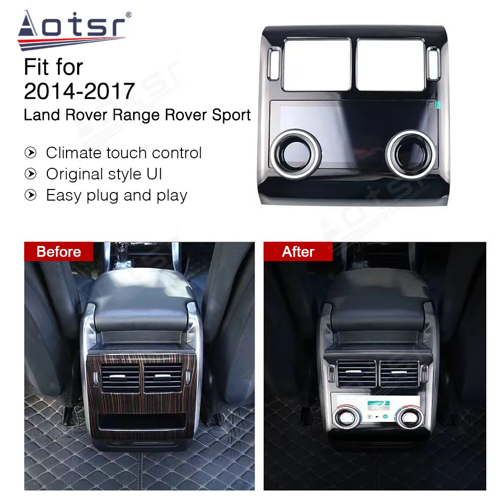 For Land Rover Range Rover Sport 2014~2017 AC Air Conditioning Climate Board Voice Control LCD Touch climate Control Screen