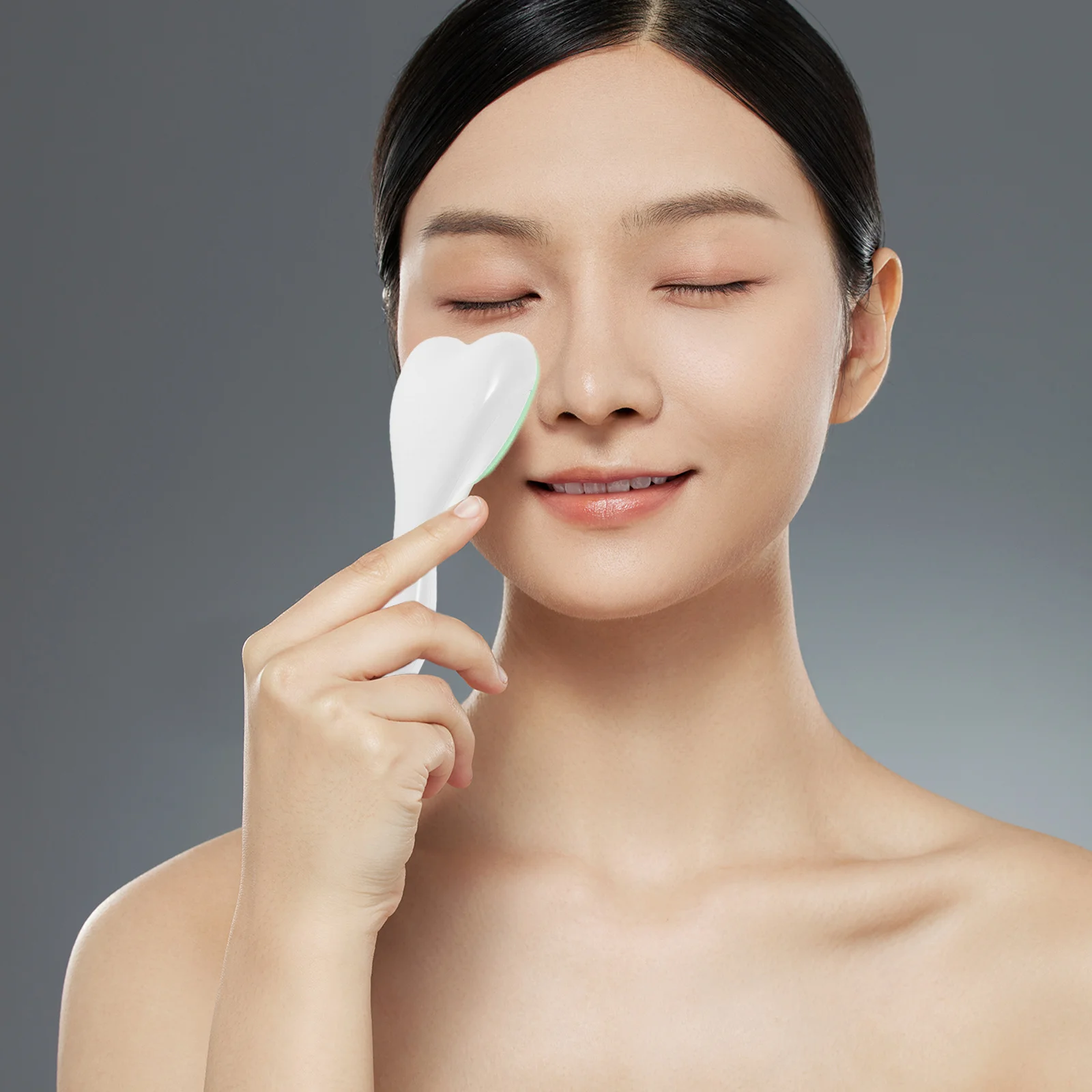 Gezichtsreinigingsborstel Siliconen Handmatig Lichtgewicht Draagbaar Gezichtsscrubber Exfoliërend hulpmiddel voor reizen en thuishuidverzorging