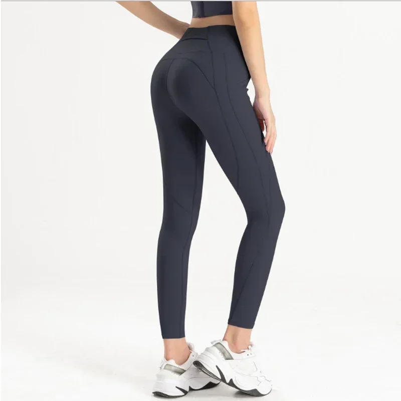 

New Yoga Pants Women's Sports Yoga Nude Pants Lemon Yoga Pants