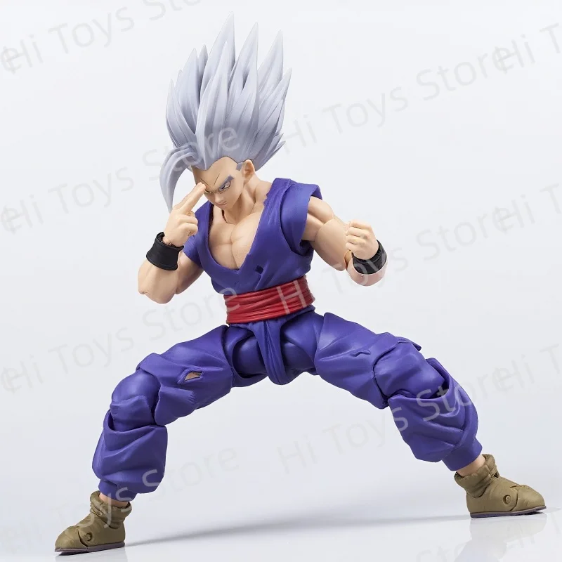 BANDAI Dragon Ball Supereroe Versione Teatro Piccolo Gohan Goku Vegeta SHF Anime Action Figures Collezione Modello Giocattoli Regali