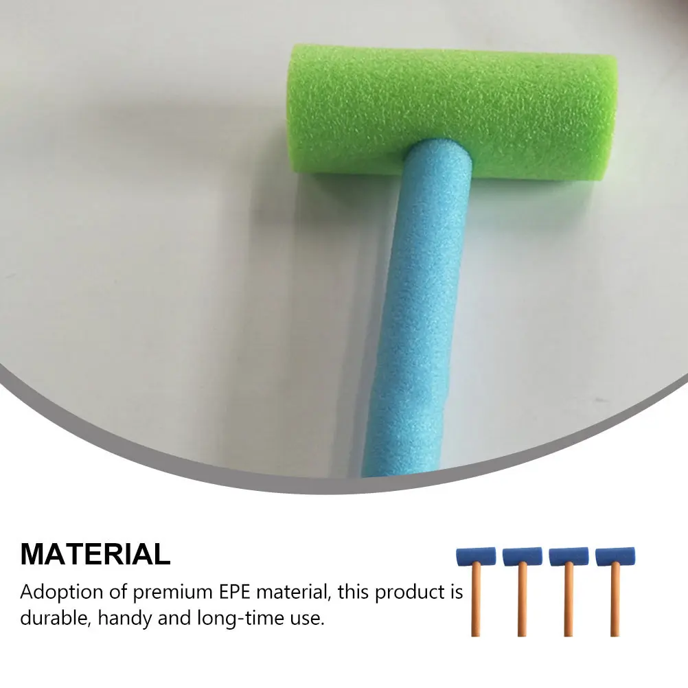 

4 Pcs Foam Hammer Toy Kids Pillar Props Toddler Party Educational Toys Material R om Color Portable