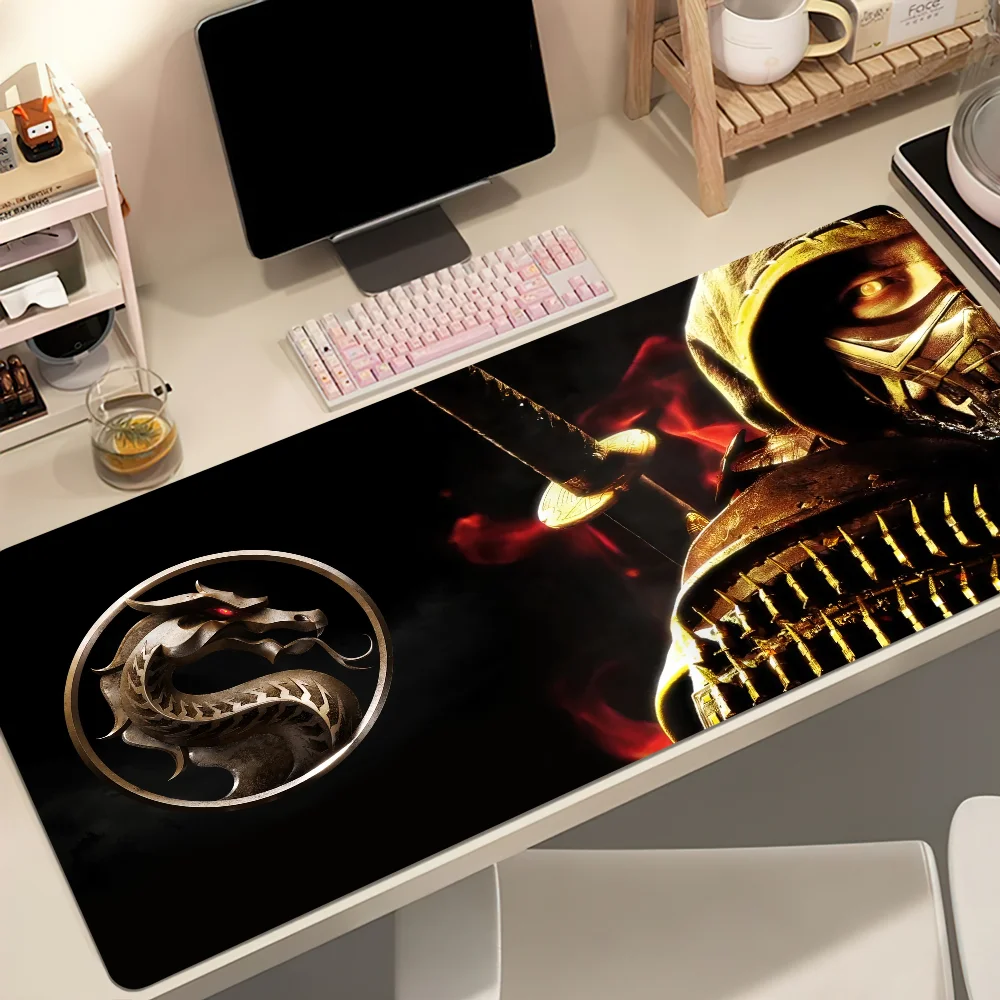 Mortal K-Kombat LOGO Mouse Pad Non-slip Thickened MousePad Student Gaming Cushion Large Writing Lockedge Office