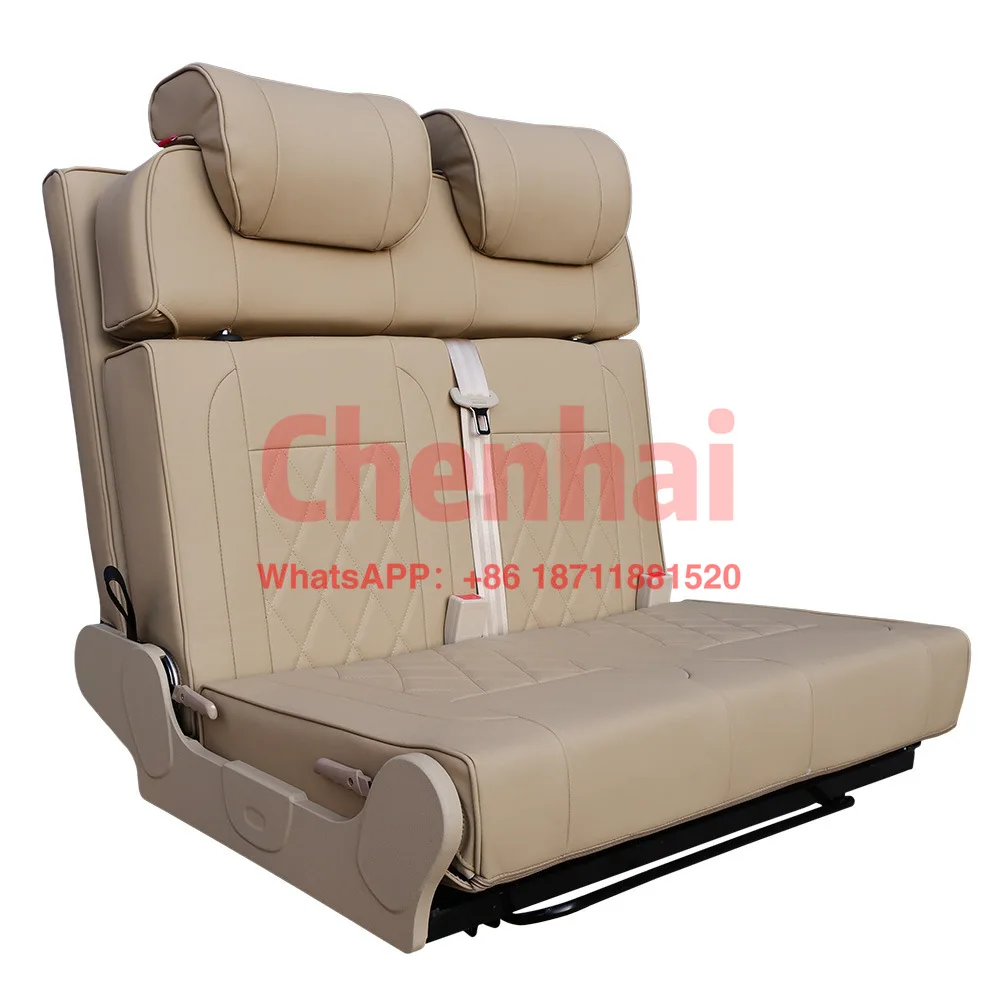 Customized Modified RV Bed Car Camper Seat, Three-fold Multi-function  Change Chair,  Change Seat
